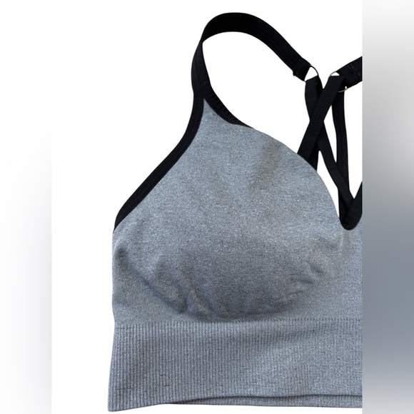 NWOT, Spalding, Sports Bra With Removable Cups, Large, Gray 🏃‍♀️‍➡️ - Picture 2 of 9